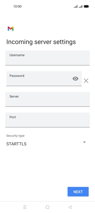 Press the field below 