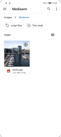 Press the required file.
