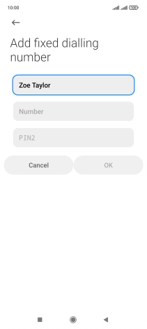 Press Number and key in the required phone number. Press Number and key in the required phone number.