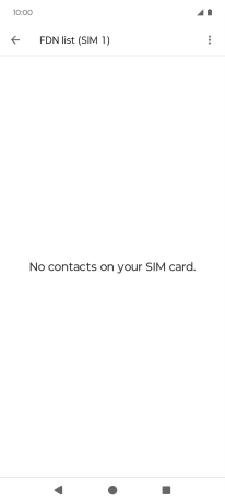 Press the menu icon.