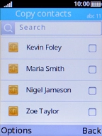 Select Options.