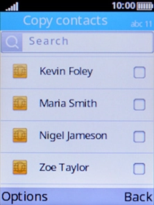 Select Options.