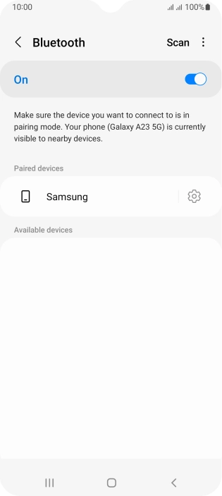 Press the Home key to return to the home screen.