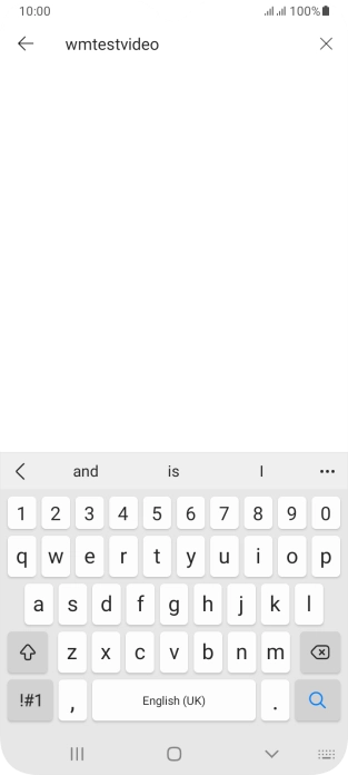 Key in the required search word and press the search icon. Key in the required search word and press the search icon.