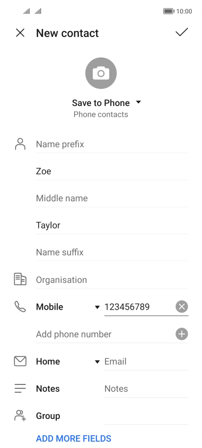 Press the save icon.