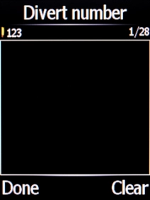 Key in +447836121121 and press the Navigation key.