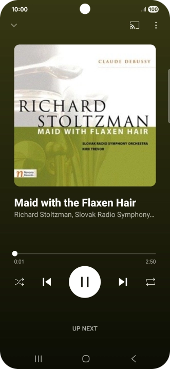 Press arrow right to go to the next audio file. Press arrow right to go to the next audio file.