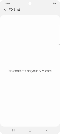 Press the menu icon.