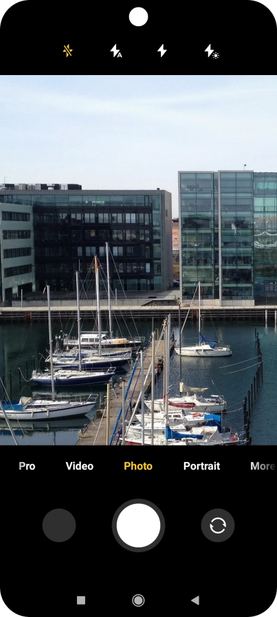 Press the required setting. Press the required setting.