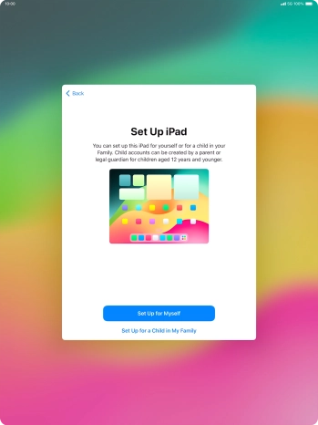 Press Set Up for Myself.