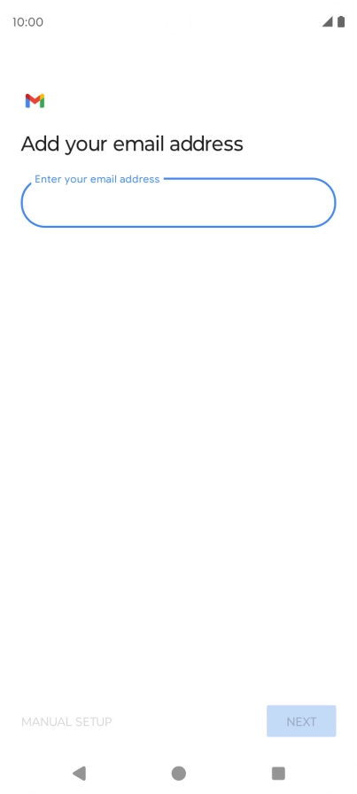 Press the field below 