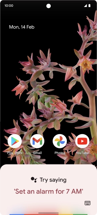 Press the explore icon.