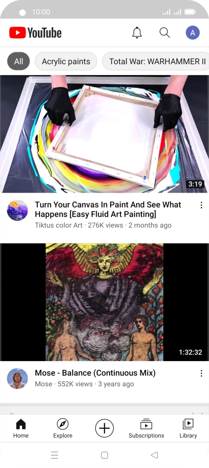 Press the upload icon. Press the upload icon.