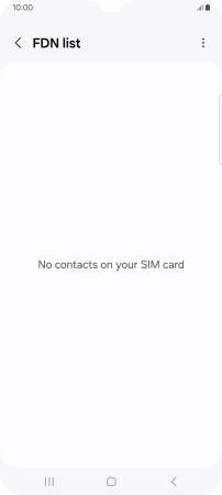 Press the menu icon.