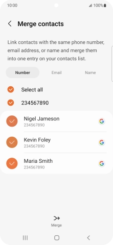Press Merge. Press Merge.