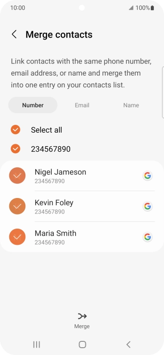 Press Merge. Press Merge.