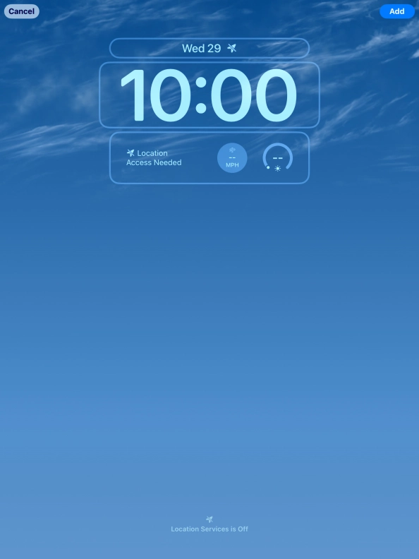 To customise the way the lock screen date is displayed, press the date widget and follow the instructions on the screen to select the required widget display mode. To customise the way the lock screen date is displayed, press the date widget and follow the instructions on the screen to select the required widget display mode.