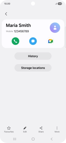 Press the Home key to return to the home screen.