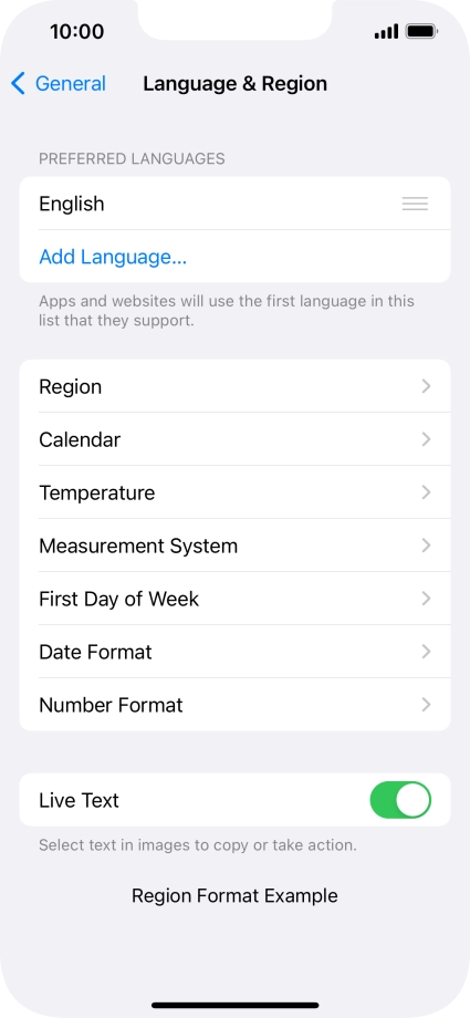 Press Add Language....