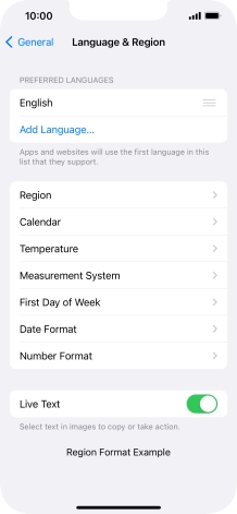Press Add Language.... Press Add Language....