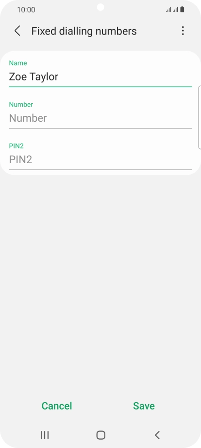 Press Number and key in the required phone number. Press Number and key in the required phone number.