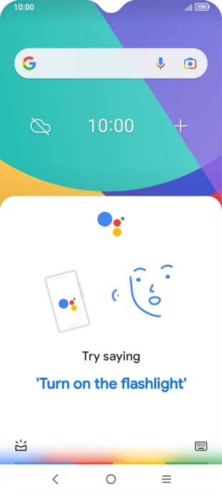 Press the explore icon. Press the explore icon.