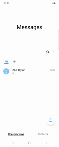 Press the menu icon. Press the menu icon.