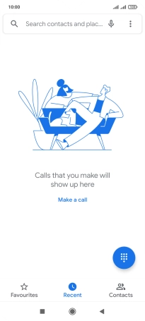 Press the menu icon. Press the menu icon.
