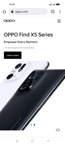 Press the address bar.