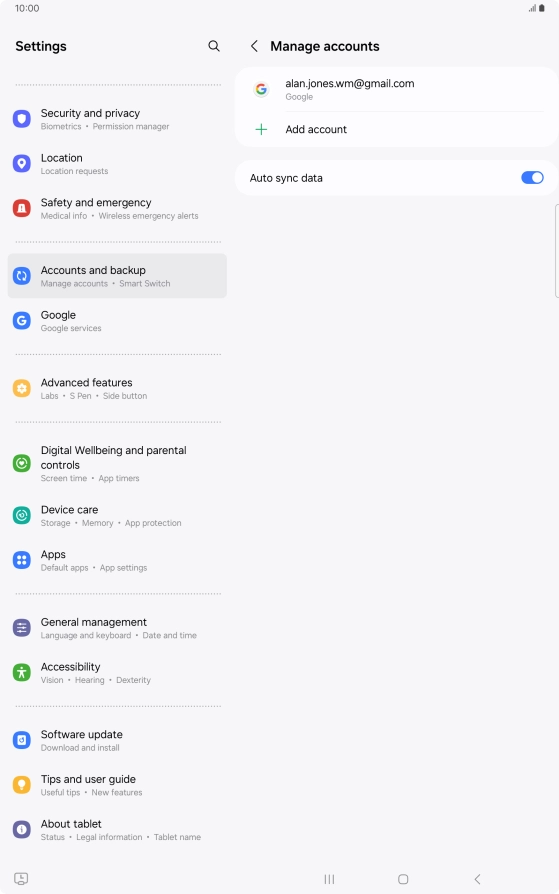 Press the Home key to return to the home screen. Press the Home key to return to the home screen.