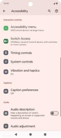 Press the required category below 