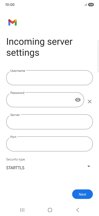 Press the field below 