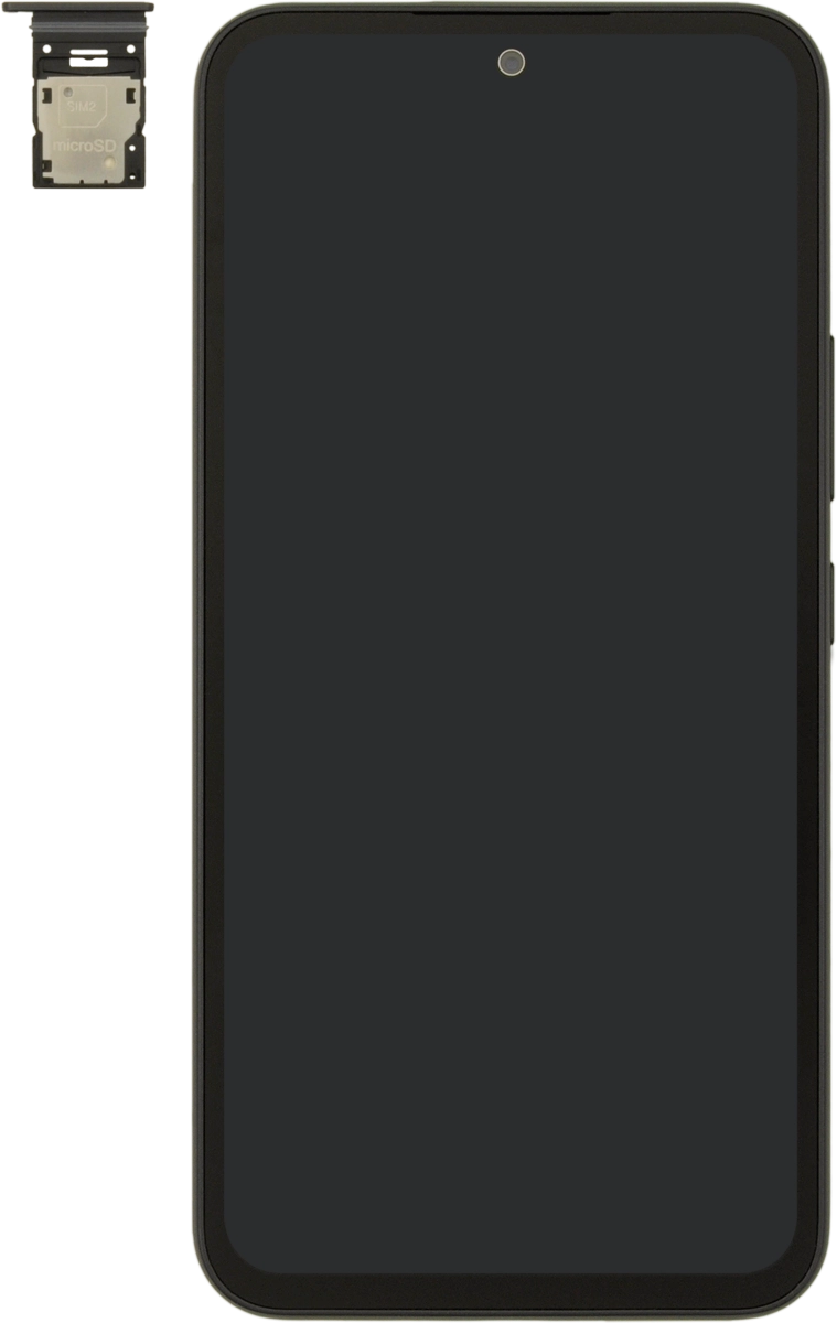 Turn your SIM as illustrated in the second SIM holder and place it in the SIM holder.