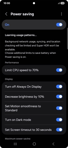Press the Home key to return to the home screen.