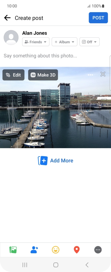 Press the text input field and key in the required text. Press the text input field and key in the required text.