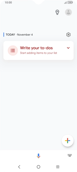 Press the profile icon. Press the profile icon.