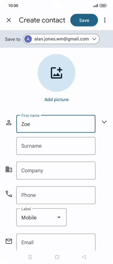 Press Surname and key in the required last name. Press Surname and key in the required last name.