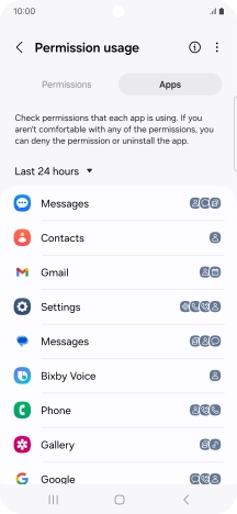 Press the drop down list. Press the drop down list.