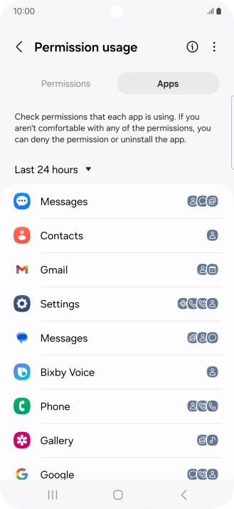 Press the drop down list. Press the drop down list.
