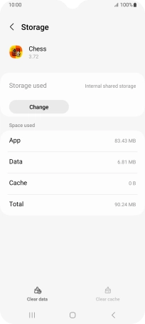 Press the Home key to return to the home screen.