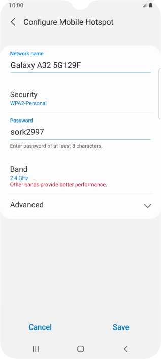Press the field below Press the field below