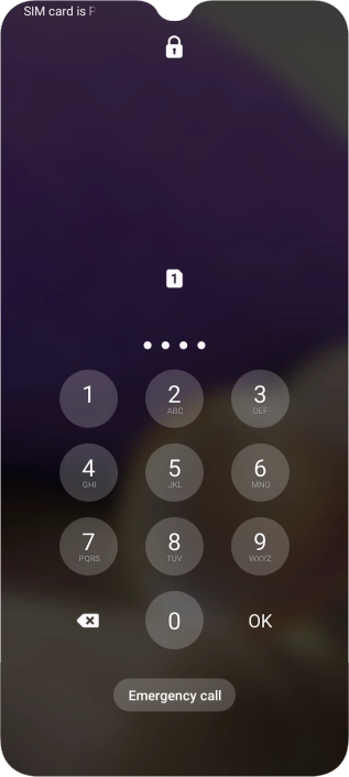 Key in the new PIN again and press OK.