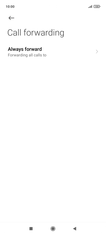 Press the required divert type.