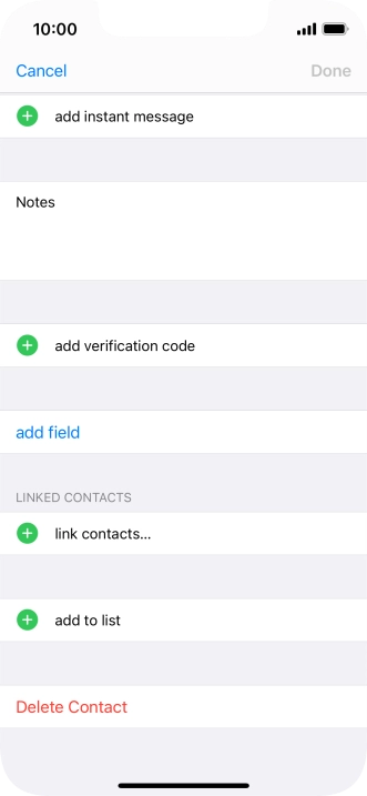 Press link contacts....