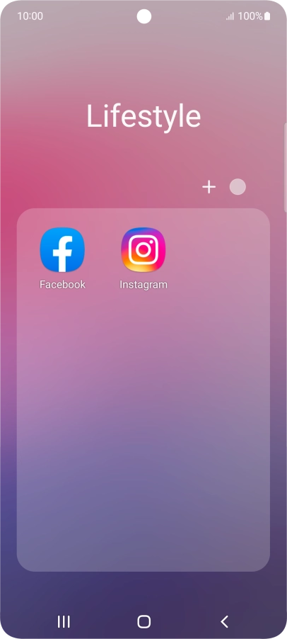 Press Facebook.