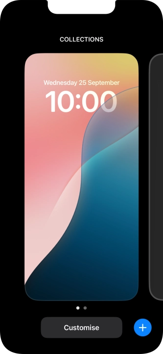 Press the add icon. Press the add icon.