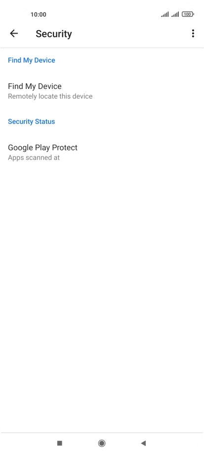 Press Find My Device.