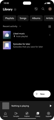 Press the drop down list.