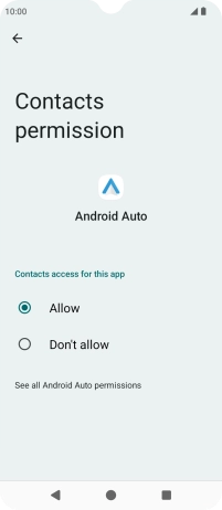 The app activity for the selected app is displayed.