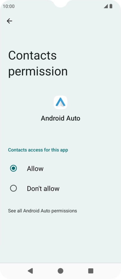The app activity for the selected app is displayed.
